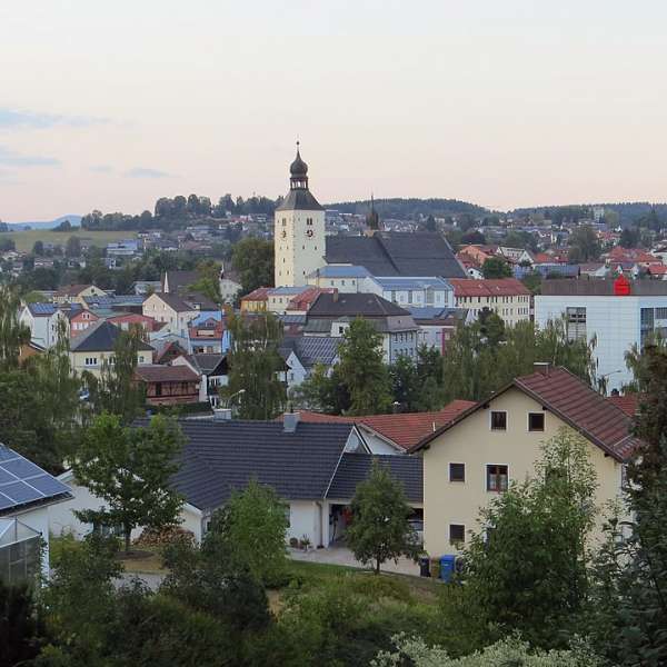 Panorama města Regen