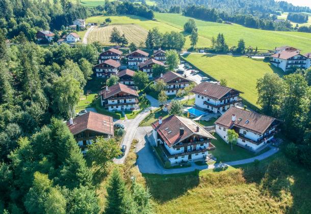 The Hauzenberg holiday village from above
