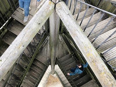 Treppe im Pinocchio Turm / Rocco Park