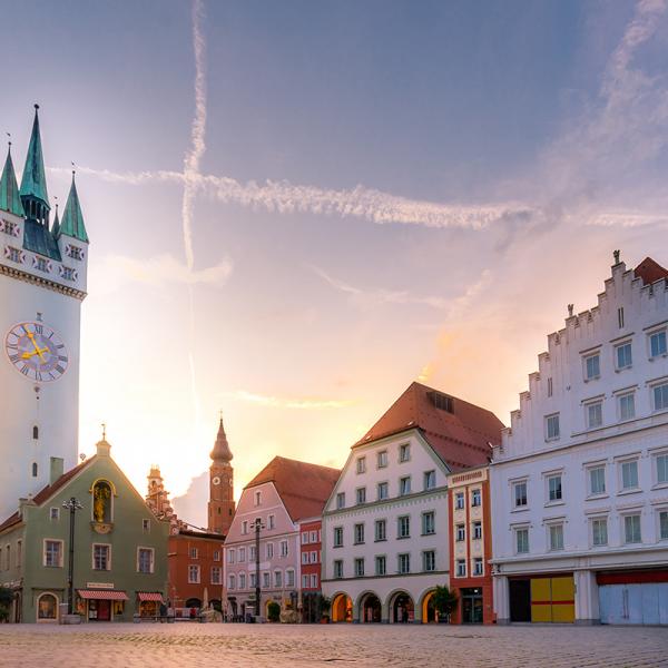 The town of Straubing in the Bavarian Forest