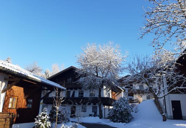Prázdninová vesnice Adalbert Stifter v zimě