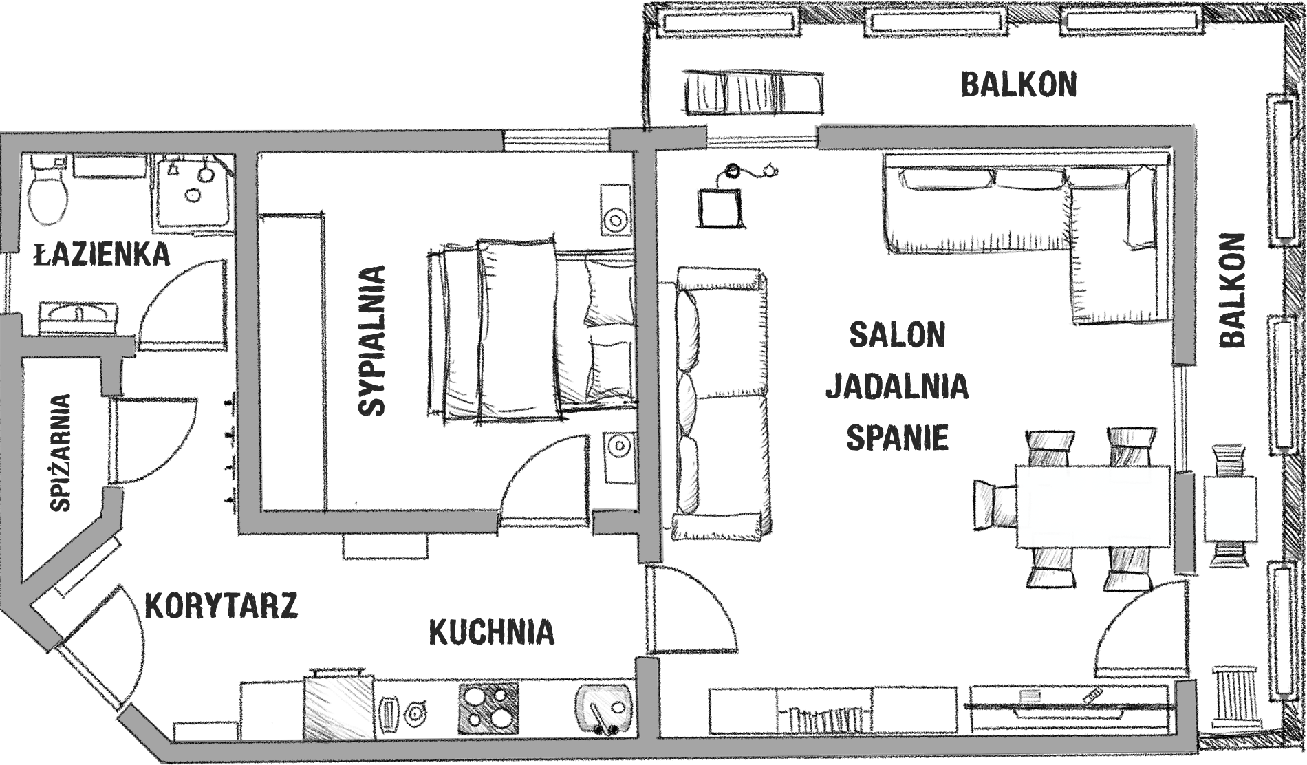 Plan mieszkania Hauzenberg